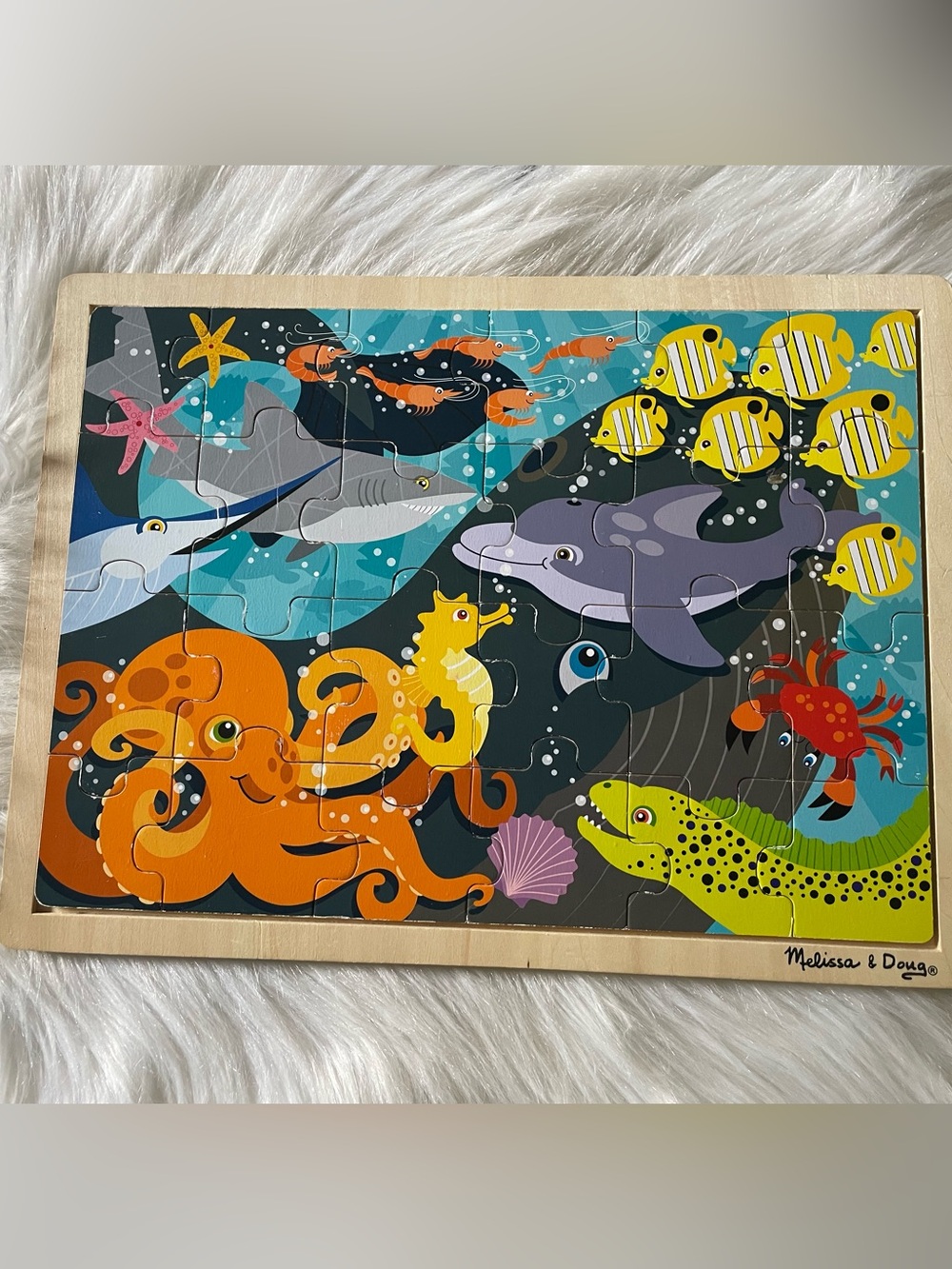 Melissa & Doug Under The Sea Wooden Jigsaw Puzzle